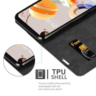 LG K61 lommebokdeksel case (brun)