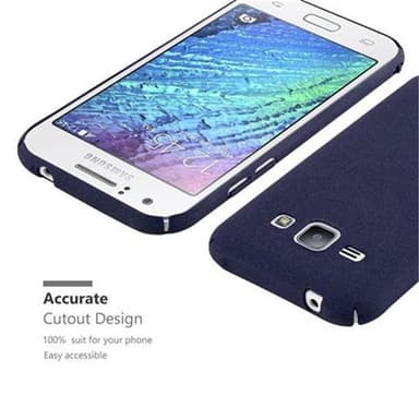 Samsung Galaxy J1 2015 Hardt Deksel Cover (blå)