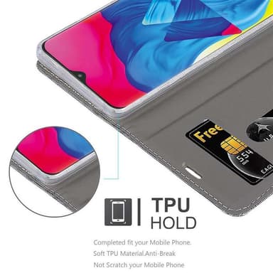 Samsung Galaxy A10 / M10 lommebokdeksel etui (grå)