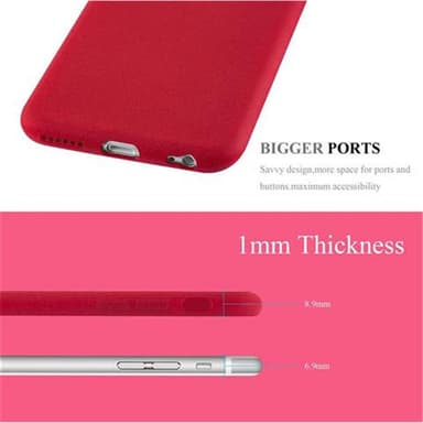 Deksel iPhone 6 / 6S case (rød)