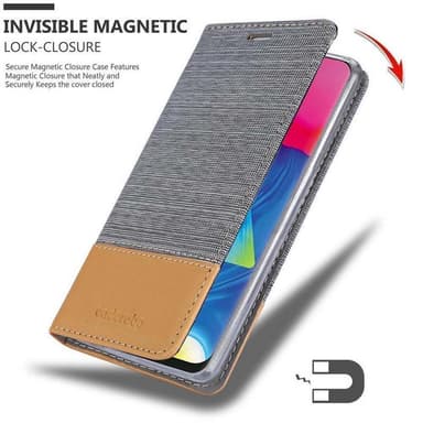 Samsung Galaxy A10 / M10 lommebokdeksel etui (grå)