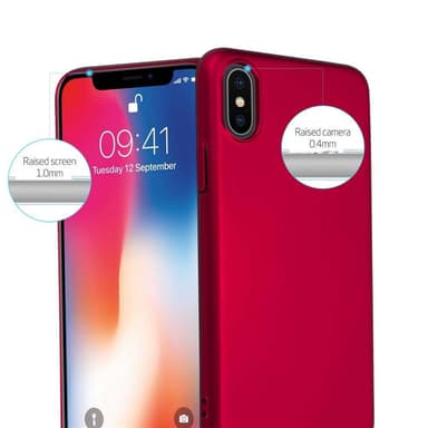 Deksel iPhone X / XS Case Cover (rød)