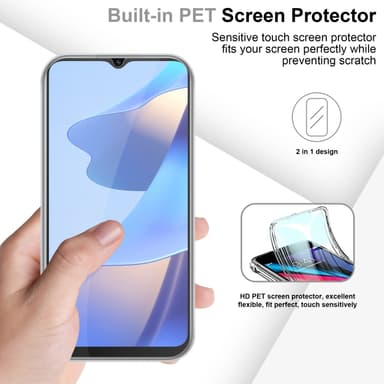 Oppo A16s / A54s Deksel 360 Case Cover (gjennomsiktig)
