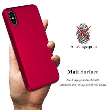 Deksel iPhone X / XS Case Cover (rød)