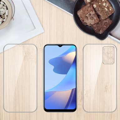 Oppo A16s / A54s Deksel 360 Case Cover (gjennomsiktig)
