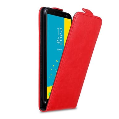 Samsung Galaxy J6 2018 deksel flip cover (rød)