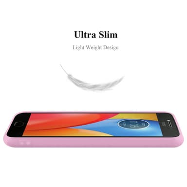 Deksel Motorola MOTO E4 PLUS Silikon cover (rosa)