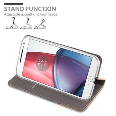 Motorola MOTO G4 / G4 PLUS lommebokdeksel etui (grå)