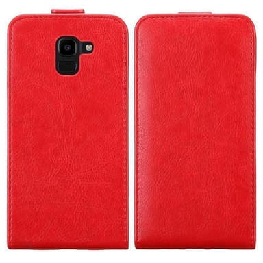 Samsung Galaxy J6 2018 deksel flip cover (rød)