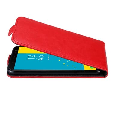 Samsung Galaxy J6 2018 deksel flip cover (rød)