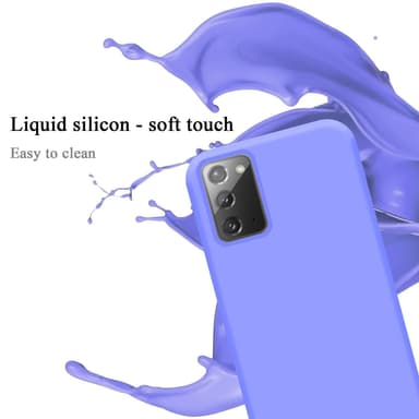 Samsung Galaxy NOTE 20 silikondeksel case (lilla)