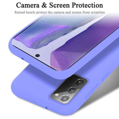 Samsung Galaxy NOTE 20 silikondeksel case (lilla)