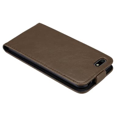 Honor 7S / Huawei Y5 2018 deksel flip cover (brun)