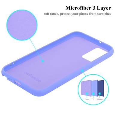 Samsung Galaxy NOTE 20 silikondeksel case (lilla)