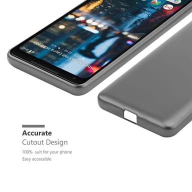 Deksel Google PIXEL 2 XL Case Cover (grå)