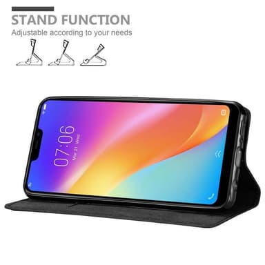 Vivo Y81i lommebokdeksel case (svart)