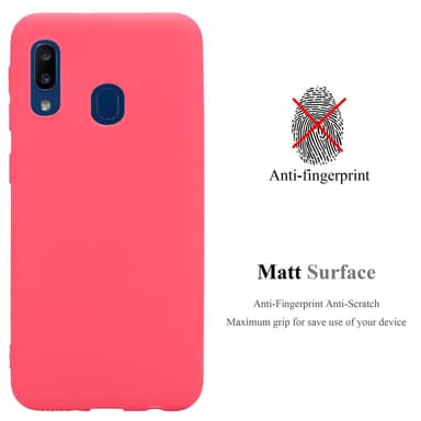 Deksel Samsung Galaxy A10e / A20e Silikon cover (rød)