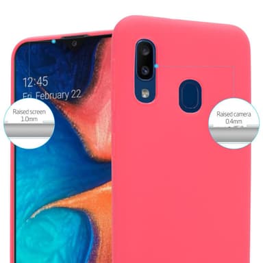 Deksel Samsung Galaxy A10e / A20e Silikon cover (rød)