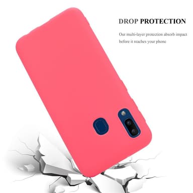 Deksel Samsung Galaxy A10e / A20e Silikon cover (rød)