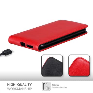 Sony Xperia XA1 PLUS deksel flip cover (rød)
