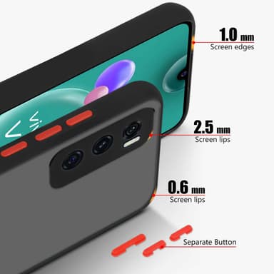 Vivo Y70 Deksel Case Cover (Svart)