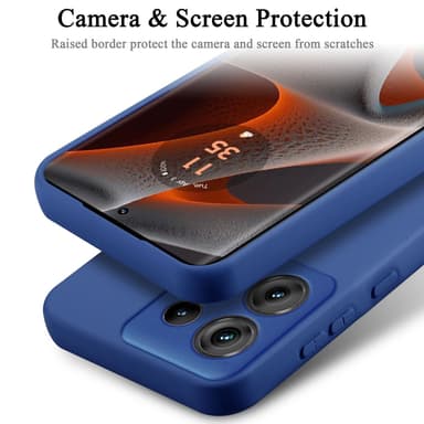 Motorola Edge 50 Pro silikondeksel case (blå)