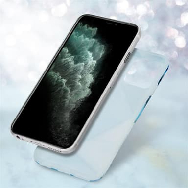 iPhone 12 MINI lommebokdeksel etui (blå)