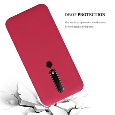Deksel Nokia 6.1 case (rød)