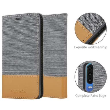 Huawei P30 lommebokdeksel etui (grå)