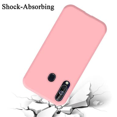 Samsung Galaxy A60 / M40 silikondeksel case (rosa)