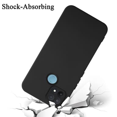 OPPO A15 / A15s silikondeksel case (svart)