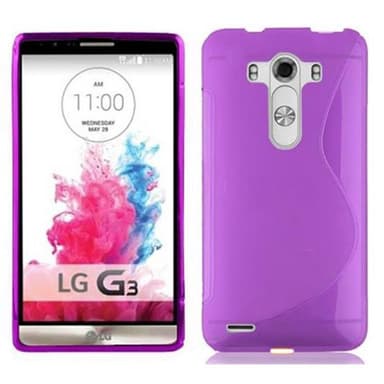 LG G3 silikondeksel case (lilla)