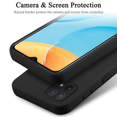 OPPO A15 / A15s silikondeksel case (svart)