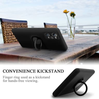 Deksel Realme GT 2 / GT Neo 2 Ring Case (svart)