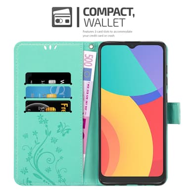 Alcatel 1S 2021 / 3L 2021 lommebokdeksel Blomster