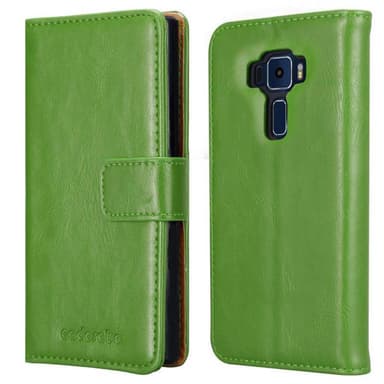 Asus ZenFone 3 (5.5 tomme) lommebokdeksel etui (grønn)