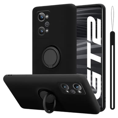 Deksel Realme GT 2 / GT Neo 2 Ring Case (svart)