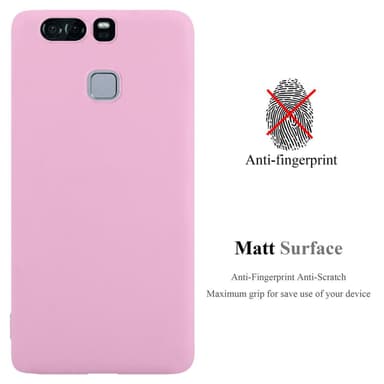 Deksel Huawei P9 Silikon cover (rosa)