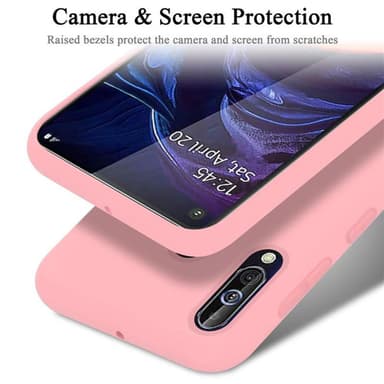 Samsung Galaxy A60 / M40 silikondeksel case (rosa)