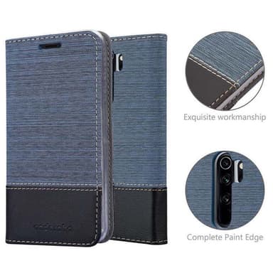 Xiaomi RedMi NOTE 8 PRO lommebokdeksel etui (blå)