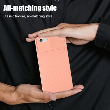 iPhone 6 PLUS / 6S PLUS silikondeksel case (rosa)