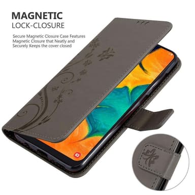 Samsung Galaxy A20 / A30 / M10s lommebokdeksel Blomster