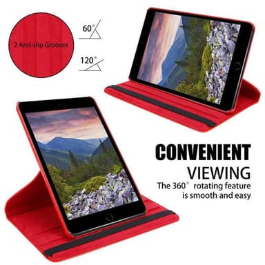 iPad MINI / MINI 2 / MINI 3 deksel til nettbrett (rød)
