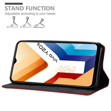Vivo Y20s lommebokdeksel case (rød)