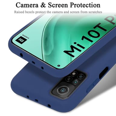 Xiaomi Mi 10T / Mi 10T PRO silikondeksel case (blå)