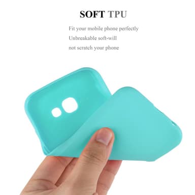 Deksel Samsung Galaxy A7 2017 Silikon cover (blå)