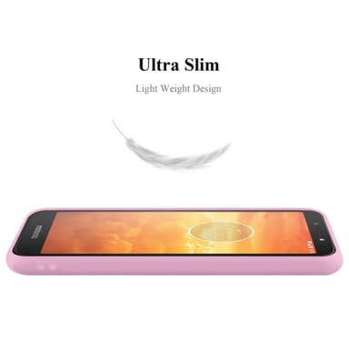 Deksel Motorola MOTO E5 PLAY Silikon cover (rosa)