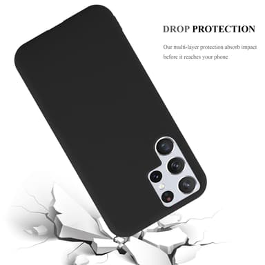 Deksel Samsung Galaxy S22 ULTRA Silikon cover (svart)
