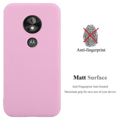 Deksel Motorola MOTO E5 PLAY Silikon cover (rosa)