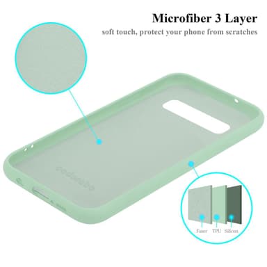 Samsung Galaxy S10 4G silikondeksel case (grønn)